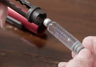 leaflet for using the pen for the first time